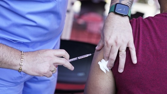 The vaccine - called Jynneos, Imvanex and Imvamune, depending on geography - was designed to be injected into a layer of fat beneath the skin, known as a subcutaneous injection. (AP Photo/Seth Wenig)