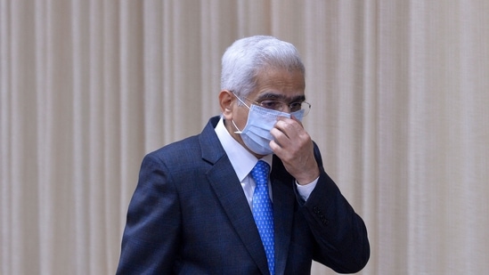 The Reserve Bank of India (RBI) governor Shaktikanta Das. (Photo by Indranil MUKHERJEE/AFP)