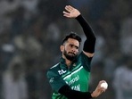 Pakistan's Hasan Ali in action.(AFP) Pakistan's Hasan Ali in action.(AFP)