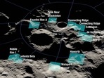 The 13 potential landing sites identified by NASA. (Credits: NASA)
