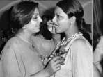 Vintage pictures of Rekha with Neetu Kapoor. Vintage pictures of Rekha with Neetu Kapoor.