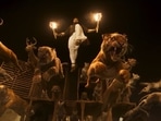 A still from RRR. A still from RRR.