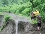 Uttarakhand cloudburst: SDRF teams engage in rescue operation in Sarkhet village, Raipur block in Dehradun.(ANI) Uttarakhand cloudburst: SDRF teams engage in rescue operation in Sarkhet village, Raipur block in Dehradun.(ANI)