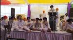 Former MLA Iqbal Singh Jhundan addressing a function organised to mark the 37th death anniversary of former SAD chief Sant Harchand Singh Longowal. (HT Photo) Former MLA Iqbal Singh Jhundan addressing a function organised to mark the 37th death anniversary of former SAD chief Sant Harchand Singh Longowal. (HT Photo)