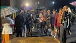 Agnipath aspirants line up for the recruitment rally in the wee hours of Saturday in Uttarakhand’s Ranikhet. (Sourced)