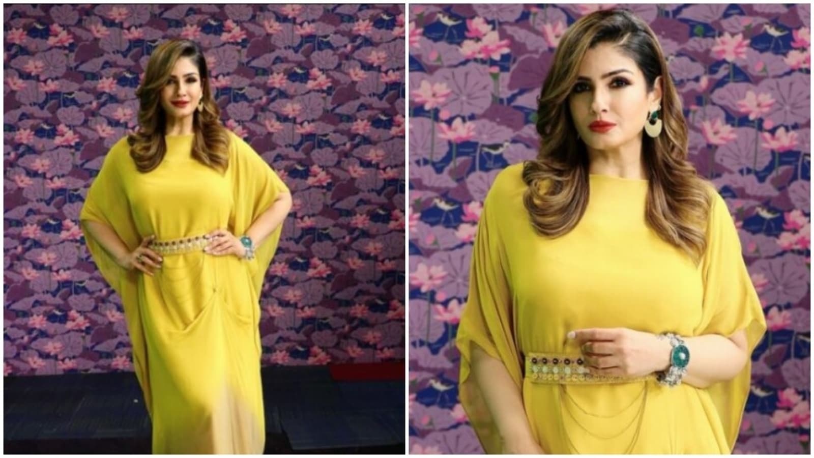 raveena-tandon-says-hello-with-yellow-as-she-slays-a-gorgeous-look-in-a-gown