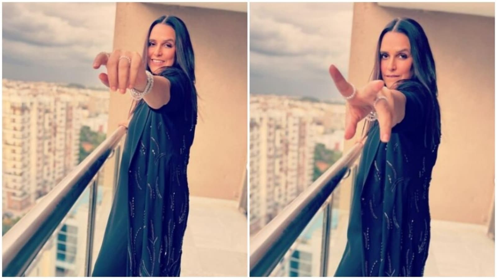 neha-dhupia-in-a-black-ensemble-is-too-dressed-to-standstill