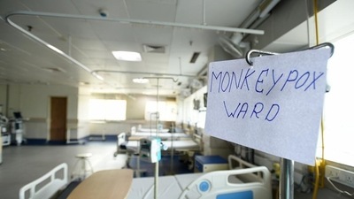 Monkeypox can spread by touching objects that have been contaminated by the disease's fluids or lesions as well as direct physical contact with the lesions.
