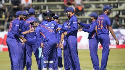 Indian cricket team (AP) Indian cricket team (AP)