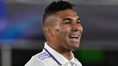 Real Madrid's Brazilian midfielder Casemiro is slated to join Machester United after the latter signed him for a deal worth £60 million($70m). (AFP) Real Madrid's Brazilian midfielder Casemiro is slated to join Machester United after the latter signed him for a deal worth £60 million($70m). (AFP)