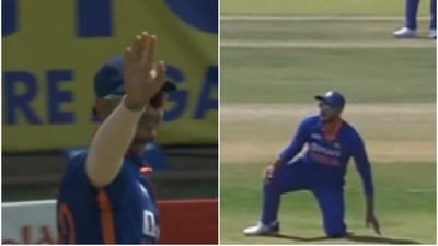 Ishan Kishan and Axar Patel (Twitter) Ishan Kishan and Axar Patel (Twitter)