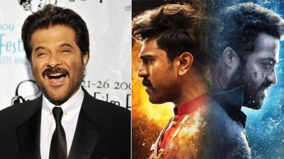 Anil Kapoor shares a tweet of a film critic praising RRR.