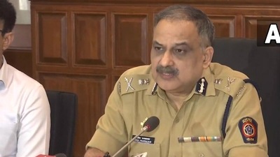 Mumbai Police commissioner Vivek Phansalkar. (ANI) Mumbai Police commissioner Vivek Phansalkar. (ANI)