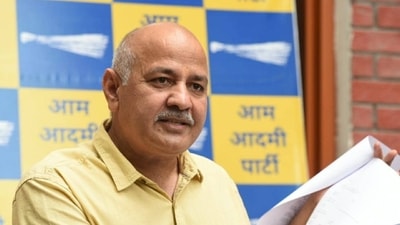 Delhi deputy CM Manish Sisodia during press conference in New Delhi on Saturday. (Arvind Yadav/ HT photo) Delhi deputy CM Manish Sisodia during press conference in New Delhi on Saturday. (Arvind Yadav/ HT photo)