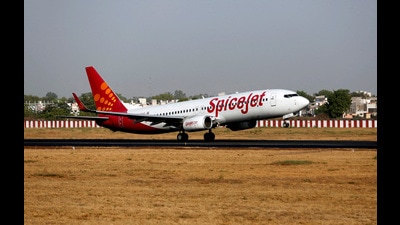 A SpiceJet passenger Boeing 737-800 aircraft. (REUTERS) A SpiceJet passenger Boeing 737-800 aircraft. (REUTERS)