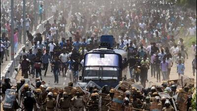 Thirteen civilians died allegedly by police firing on the 100th day of the anti-Sterlite protests in Thoothukudi in May 2018. (Mksr2020 / Wikimedia Commons) Thirteen civilians died allegedly by police firing on the 100th day of the anti-Sterlite protests in Thoothukudi in May 2018. (Mksr2020 / Wikimedia Commons)