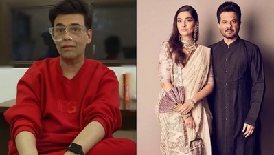 Karan Johar reacted to Sonam Kapoor's baby boy. Karan Johar reacted to Sonam Kapoor's baby boy.