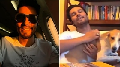 Happy birthday Randeep Hooda: Take a tour of his Mumbai home, complete with dogs, book collections, and more.