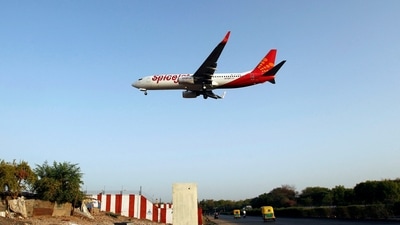 The incident took place when flight SG 945 was descending for the Durgapur airport. (Reuters/ File photo)