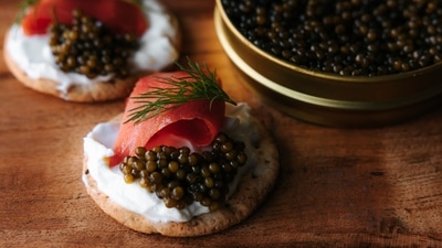 Caviar: The second most expensive seafood in the world is caviar which is sold at around $34,000 per kg. It is the eggs, or roe, harvested from certain sturgeon fish. This luxury food is rare, expensive, and considered a coveted item in the culinary world. Beluga caviar, also known as 'black gold,' is the rarest and the most expensive caviar. (Unsplash) Caviar: The second most expensive seafood in the world is caviar which is sold at around $34,000 per kg. It is the eggs, or roe, harvested from certain sturgeon fish. This luxury food is rare, expensive, and considered a coveted item in the culinary world. Beluga caviar, also known as 'black gold,' is the rarest and the most expensive caviar. (Unsplash)