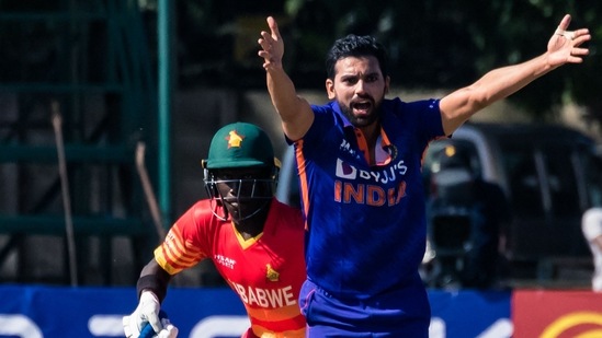 Indian bowler Deepak Chahar (AFP)