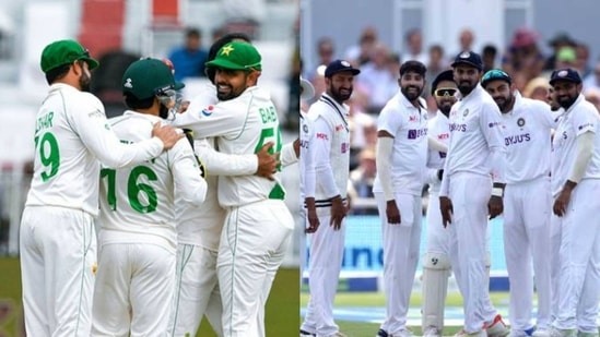 Pakistan cricket team; Indian cricket team Pakistan cricket team; Indian cricket team