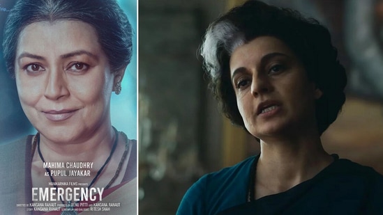 Kangana Ranaut shares new Mahima Chaudhry's look from Emergency.