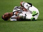 Angel Di Maria reacts after being tackled during the Serie A match between Juventus and Sassuolo.(AFP) Angel Di Maria reacts after being tackled during the Serie A match between Juventus and Sassuolo.(AFP)