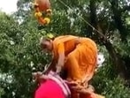 Shiv Sena MP Priyanka Chaturvedi shared a clip of a Dahi Handi event showing an all-women pyramid.&nbsp;
