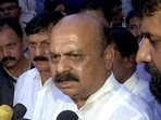 Karnataka chief minister Basavaraj Somappa Bommai addressing the media. Karnataka chief minister Basavaraj Somappa Bommai addressing the media.