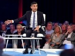 Rishi Sunak speaks during a Conservative Party leadership hustings in Manchester, UK, (Photographer: Anthony Devlin/Bloomberg) Rishi Sunak speaks during a Conservative Party leadership hustings in Manchester, UK, (Photographer: Anthony Devlin/Bloomberg)
