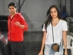 Sidharth Malhotra and Kiara Advani at Dharma office. (Varinder Chawla) Sidharth Malhotra and Kiara Advani at Dharma office. (Varinder Chawla)