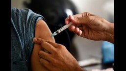 The weekly vaccination of students in the age group of 12 to 15 years and 15 to 18 years has seen a drastic decrease in city limits. (HT FILE PHOTO)