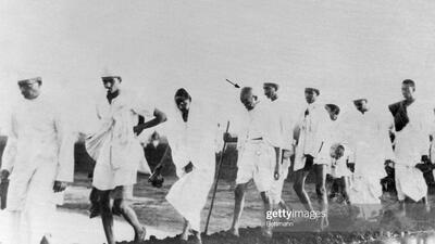 The Mahatma turned to the most unusual commodity, and the most unusual method to challenge the Empire. He decided to defy colonial salt tax laws, and he decided to do so by leading a march. (Getty images) The Mahatma turned to the most unusual commodity, and the most unusual method to challenge the Empire. He decided to defy colonial salt tax laws, and he decided to do so by leading a march. (Getty images)