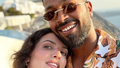 In January 2020, Hardik Pandya proposed to Natasa Stankovic as they were celebrating New Year eve at a cruise. He later shared photos from the night on his Instagram and captioned it, “Mai tera, Tu meri jaane, saara Hindustan (You are mine and I am yours. The whole country should know that). 01.01.2020." In January 2020, Hardik Pandya proposed to Natasa Stankovic as they were celebrating New Year eve at a cruise. He later shared photos from the night on his Instagram and captioned it, “Mai tera, Tu meri jaane, saara Hindustan (You are mine and I am yours. The whole country should know that). 01.01.2020." 