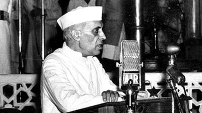 The country’s first prime minister, Jawaharlal Nehru, addresses a midnight session of the Constituent Assembly of India on August 15, 1947. (HT Archives) The country’s first prime minister, Jawaharlal Nehru, addresses a midnight session of the Constituent Assembly of India on August 15, 1947. (HT Archives)