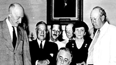 The signing of the Government of India Act 1935. (ANI)