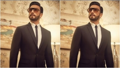 Ranveer, for the weekend, chose to go formal in a power suit and made his fans drool with the results. (Instagram/@ranveersingh)