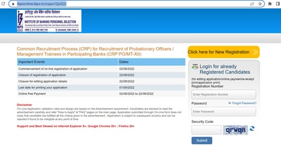 IBPSC PO Recruitment 2022: Last date to apply is August 22 IBPSC PO Recruitment 2022: Last date to apply is August 22