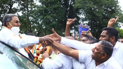 Former chief minister and Congress leader Siddaramaiah on Sunday said protests against him in Kodagu district, about 225 km from Bengaluru, last week were “government sponsored”, adding fuel to the growing controversy around the incident in which some people threw eggs on his convoy. (HT) Former chief minister and Congress leader Siddaramaiah on Sunday said protests against him in Kodagu district, about 225 km from Bengaluru, last week were “government sponsored”, adding fuel to the growing controversy around the incident in which some people threw eggs on his convoy. (HT)
