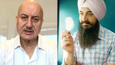 Anupam Kher slammed Aamir Khan for his past comments after boycott calls on Laal Singh Chaddha.