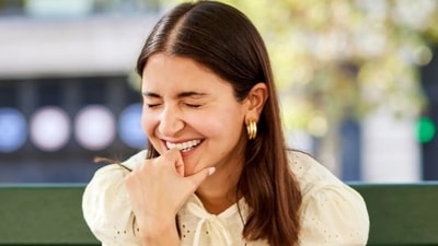 Loved Anushka Sharma's lace crop top and shorts for her happy no-makeup photoshoot in a park? It costs ₹31k (Instagram) Loved Anushka Sharma's lace crop top and shorts for her happy no-makeup photoshoot in a park? It costs ₹31k (Instagram)