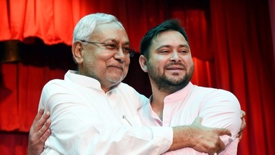 Bihar chief minister Nitish Kumar and his deputy Tejashwi Yadav in Patna. (ANI file) Bihar chief minister Nitish Kumar and his deputy Tejashwi Yadav in Patna. (ANI file)