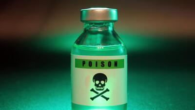 Poison bottle with a skull (Getty Images/iStockphoto) Poison bottle with a skull (Getty Images/iStockphoto)