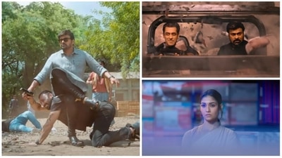 God Father teaser: Chiranjeevi and Salman Khan with Nayanthara. God Father teaser: Chiranjeevi and Salman Khan with Nayanthara.