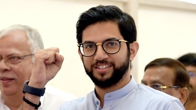 Shiv Sena leader Aaditya Thackeray. Shiv Sena leader Aaditya Thackeray.