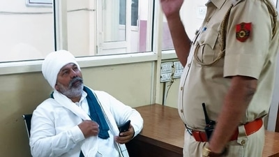 BKU leader Rakesh Tikait claimed he was detained at the Delhi border on his way to a farmers' protest in the capital. (Twitter/@RakeshTikaitBKU) BKU leader Rakesh Tikait claimed he was detained at the Delhi border on his way to a farmers' protest in the capital. (Twitter/@RakeshTikaitBKU)
