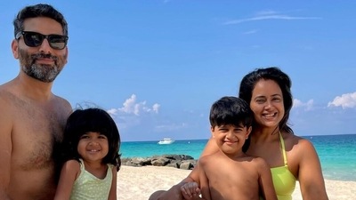 Sameera Reddy experiences Goa during the rains with her family, shares dreamy video from vacation (Instagram) Sameera Reddy experiences Goa during the rains with her family, shares dreamy video from vacation (Instagram)