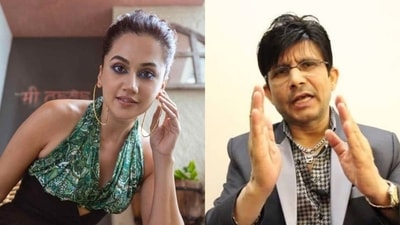 Taapsee Pannu reacted to KRK trolling Dobaaraa on Twitter. Taapsee Pannu reacted to KRK trolling Dobaaraa on Twitter.