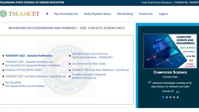 TS EAMCET 2022 counselling website (tseamcet.nic.in) TS EAMCET 2022 counselling website (tseamcet.nic.in)